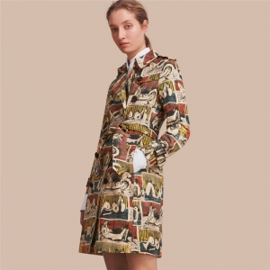 40483821 �͌��� б�е���ӡ�� ���| �p�ſ� Trench �L�� ʯ�{ɫ