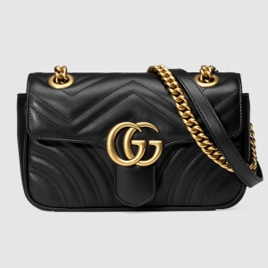 446744 Gucci���YŮ�� GG Marmont �W�p�����ִ� ��ɫ