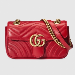 446744 Gucci���YŮ�� GG Marmont �W�p�����ִ� �tɫ