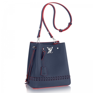 M54681 LV Lockme Bucket �ִ� LVˮͰ�� LVȫƤ�μ�б��� �{ɫ