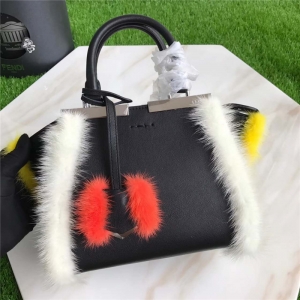 8771 FENDI �ҵ� minl3JouRS  �r�п� ��ܛСţƤ ��ë�������� ��ɫ