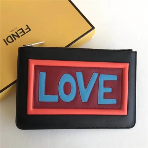 666A FENDI �ҵ� ��ĸ�֘� СţƤ �������ð� ��ɫLOVE