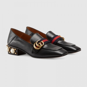 423559 GUCCI �pG�b� Ƥ�� GG������T� �͸�����Ь ��ɫ