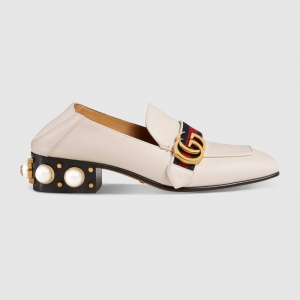423559 GUCCI �pG�b� Ƥ�� GG������T� �͸�����Ь ��ɫ