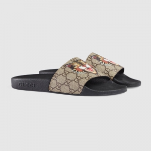 481155 GUCCI ���؈ӡ�� GG Supreme�߼����췫�� ��Ь ��ľɫ