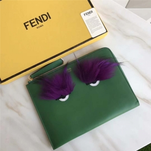 0363 FENDI �ҵ� ��ܛСţƤ ë�q�۾� ���?zh��n)��ð?�Gɫ