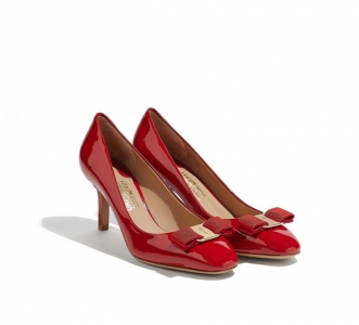 685232 Ferragamo������Ľ VARA ��Ƥ �����Y�߸�Ь �tɫ