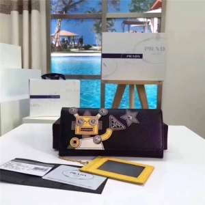 2ML1132 Prada�����_ �C���� ʮ�ּyţƤ �L���X�A ��ɫ