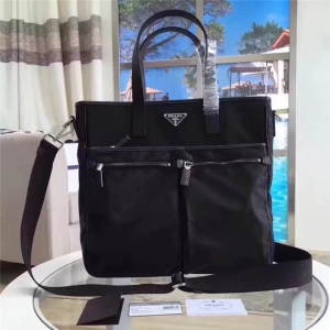2VG860 Prada�����_ ��ˮ����ʮ�ּyţƤ ��ʿ���İ� ����� ��ɫ