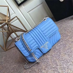 1BD108 Prada �����_ ����ͬ�� �M�ڼ{��ţƤ �Ứ�����ﲼ