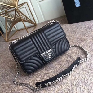 1BD108 Prada �����_ ����ͬ�� �M�ڼ{��ţƤ �Ứ�����ﲼ