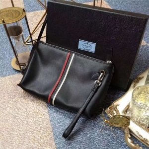 VR0667 Prada�����_(d��) ܛţƤ ���e��ʿ ���ð� ��ɫ
