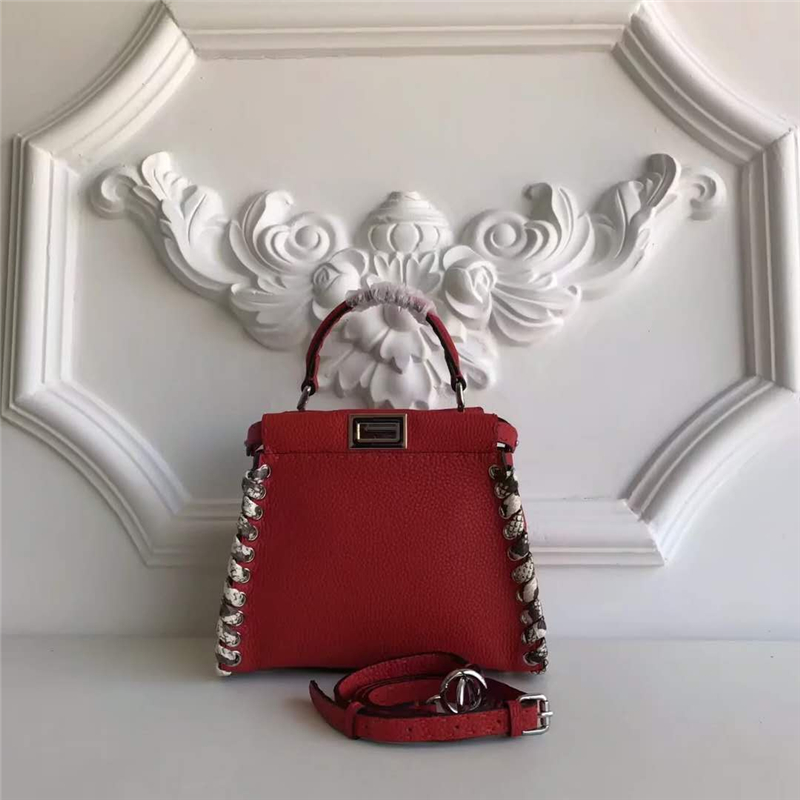 2105AS FENDI�ҵ� MINI ߅����Ƥ�����b� ��֦�yţƤ����� �tɫ