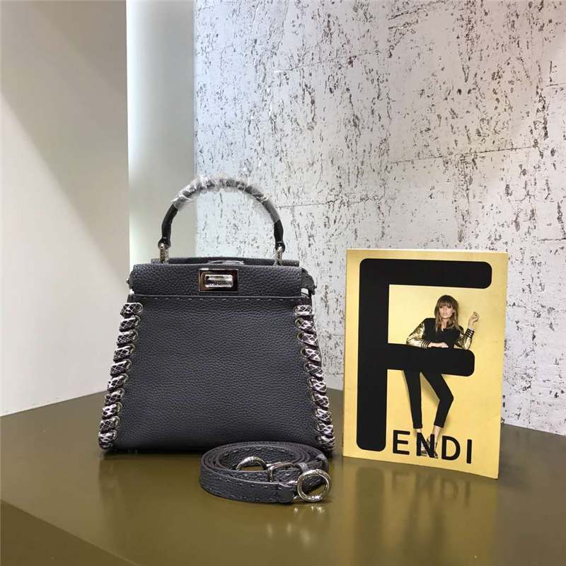 3105S FENDI�ҵ� MINI ߅����Ƥ�����b� ��֦�yţƤ����� ���ɫ