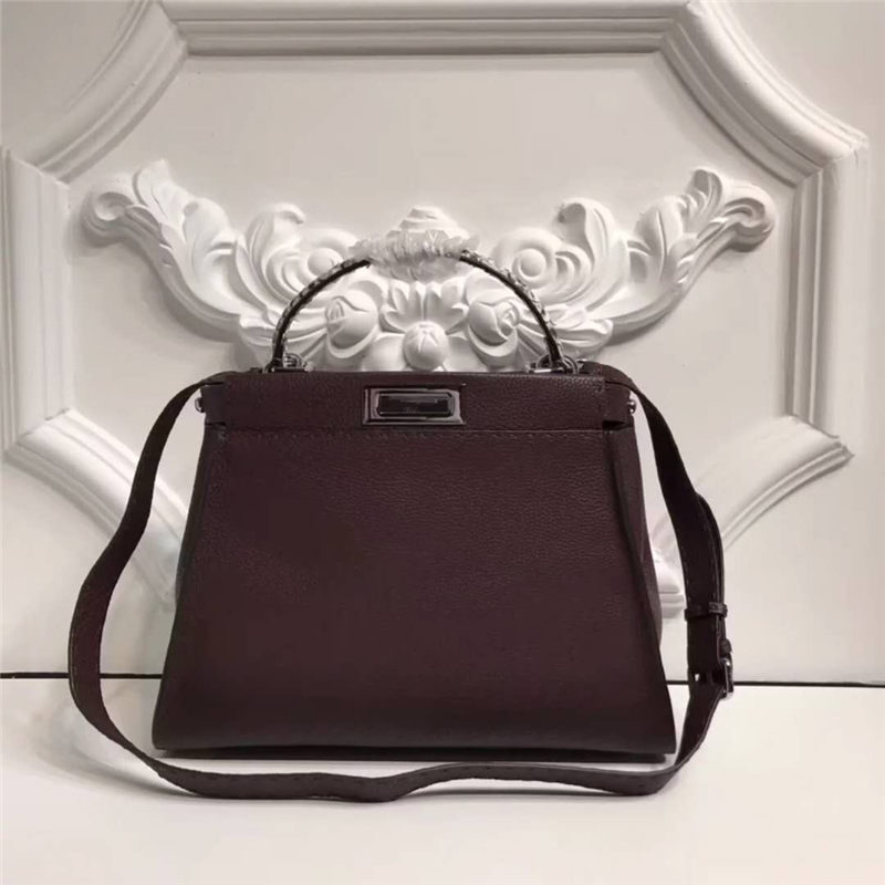 3106M FENDI�ҵ� PEEKABOO ����Ƥ������ ��֦�yţƤ����� ���tɫ