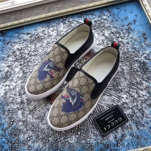 Gucci��Ь ���YЬ�� �M��ţƤ ȫ�ֹ� Gucci�������� ���^ӡ��