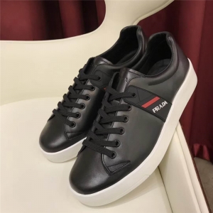 PRADA �����_��Ь ԭ�SƤ�� PRADA��Ь  �ٷ����¿� ��ɫ