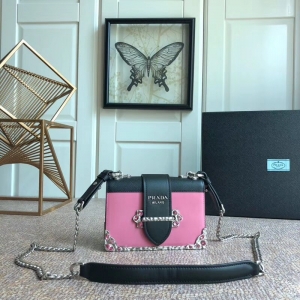 1BD018 Prada�μ�� 피���ʯ��� �r��Ůʿ���e�� PradaŮ�� �M��ţƤ �tɫ