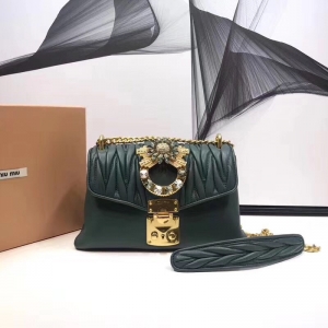 5BD103 MIUMIU��������� СţƤ ��ˮ���b��� �����i �米�� ī�Gɫ