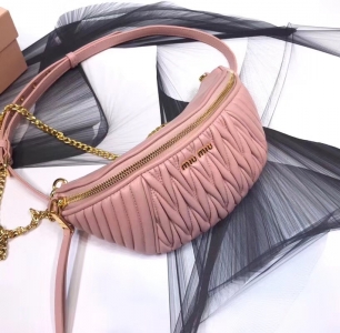 5BL010 MIUMIU�����¿� ���� �ް��d��Ƥ �����μ� ���ð� ��ɫ