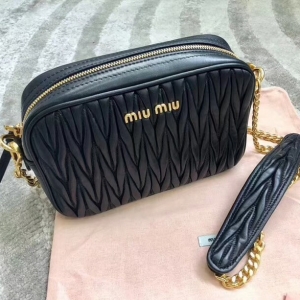 5BH118B MIUMIU�����¿� �ް�С��Ƥ ���C�� ��ɫ