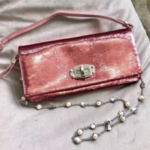 5BD233 MIUMIU �����¿� �ֹ�����C ��Ƭ�@ʯ朗l�� ��ɫ