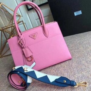 1BA102 Prada�����_ ���¿� ƴɫţƤ Ůʿ����� ��ɫ