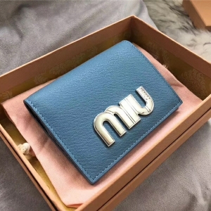 5MV204 MIUMIU �������� ��LOGO ƴɫ �ڴ�С�X�� �{ɫ