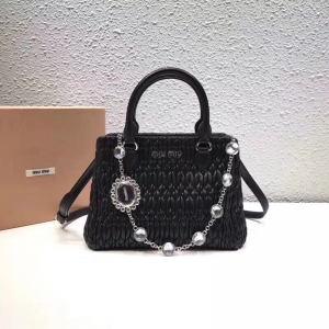 5BA067 MIUMIU���� �����¿� �ް���Ƥ С̖ ˮ�������� ��ɫ
