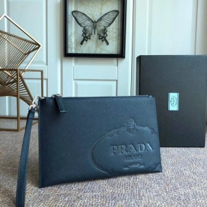 2NG005N Prada�����_(d��) �¿��ְ� ʮ�ּyţƤ �����ð� ���{(l��n)ɫ