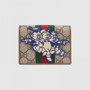 557801 GUCCI GG Supreme�߼�(j��)���췫�� ��ֻС�i�D�� ���� ��ľɫ