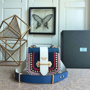 lBD0741 Prada �ֹ����� �M��ţƤ �T��b� �����_��� �{ɫ