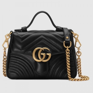 547260 Gucci GG Marmontϵ����������� �W�pV��Ƥ�� ��ɫ