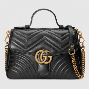 498110 Gucci���Y GG Marmontϵ��С̖����� ��ɫ