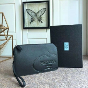 2VF056 Prada�п��ְ� Saffianoʮ�ּyţƤ �zӡ�՘�(bi��o) �����_(d��)���ð� ��ɫ