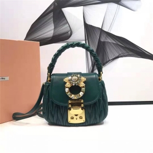 5BH111 MiumiuŮ�� MiumiuС��Ƥ�� Miumiu����С�� ևև����μ�� ī�Gɫ