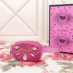 476434 GucciŮ�� ���Y���� Gucci�¿� Marmontϵ�� Ƥ������ �ۼtɫ