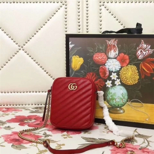 550155 GucciŮ�� ���Y���� Gucciб�� Marmontϵ�� СţƤ���� �tɫ