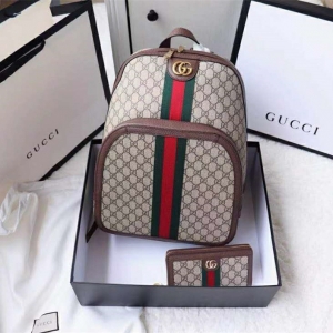 547967 Gucci��ʿ���� Ophidiaϵ�� GG�߼����췫�� ���Y�p�米�� ��ľɫ