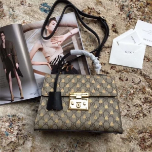 453188 GucciŮ�� ���Y���İ� Padlockϵ�� �pG�۷�ӡ�� Gucci����� ��ɫ