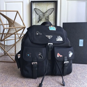 1BZ2811 Prada���� Prada�p��� ������ţƤ ���ЈD�� �����_�p��� ��ɫ