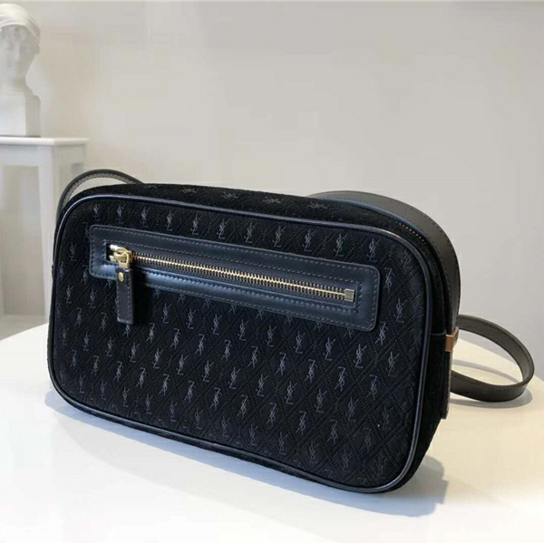 568608 YSL Monogram All Over ��Ƥ ʥ�_�m��� YSL���C�� ��ɫ