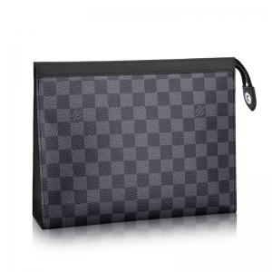 N41696 LV POCHETTE VOYAGE ��̖(h��o)�ִ� Damier Graphite�ڸ��ְ� LV�ְ�
