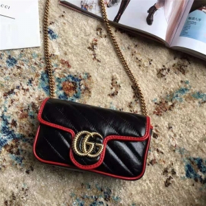 574969 Gucci�ִ� GG Marmont �W�pƤ��б�y Gucci�������ִ� ��ɫ