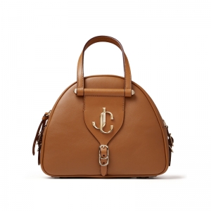 Jimmy Choo2019�ﶬϵ�� VARENNE BOWLING/S Ʒ��logo�b��S��ɫ��Ƥƴֲ��Ƥ���g���