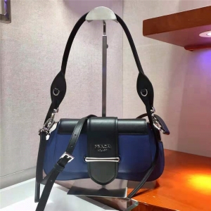 1BD168 Prada SidonieŮ�� СţƤ ƴɫ���w Ƥ��μ�� �{ɫ