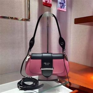 1BD168 Prada SidonieŮ�� СţƤ ƴɫ���w Ƥ��μ�� ��ɫ