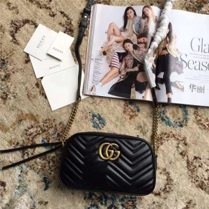 476433 Gucci ���YŮ�� �W�pƤ�� Gucci Nano ���Y����ִ� ��ɫ