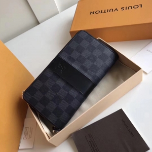 N60015 LV ZIPPY ����X�A Damier Graphite�ڸ��X�� LV��ʿ�X�A