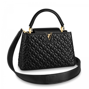 M55366 LV CAPUCINES С̖(h��o)�ִ� Monogram ���ܾd��ƤŮ�� ��ɫ